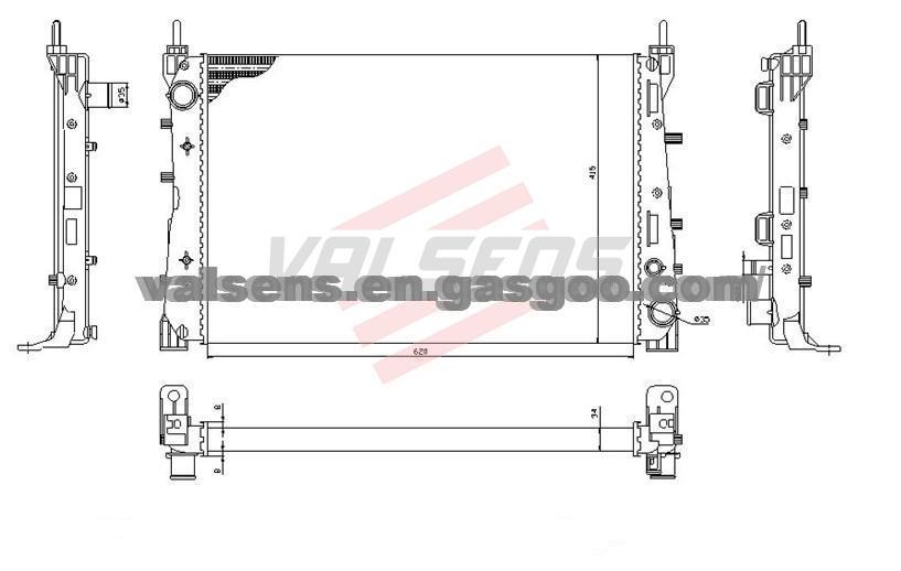 fiat linea radiator