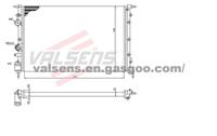 Radiator for RENAULT Megane (95-) ,Megane Scenic(96-)   OE: 7700838135