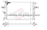 Radiator for OPEL ASTRA G(00-), ZAFIRA(99-) VAUXHALL  ASTRA IV(98-)    OE :1300189
