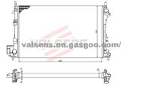 Radiator for Opel Signum (03-) , Vectra C (02-) Oe : 1300246