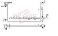 Radiator for OPEL CORSA C (00-),VAUXHALL TIGRA B (04-)     OE:1300239,9201958