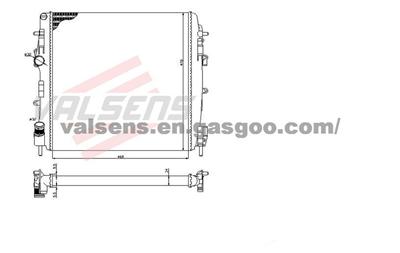 Radiator for RENAULT KANGOO     OE:8200072713