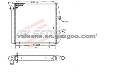 Radiator for RENAULT R11(86-), R5(84-), R9(86-), Express I(86-),Extra I(85-),Rapid I(85-)  OE:7700773700