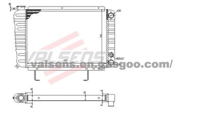 Radiator for PEUGEOT 505(79-)  OE: 130198