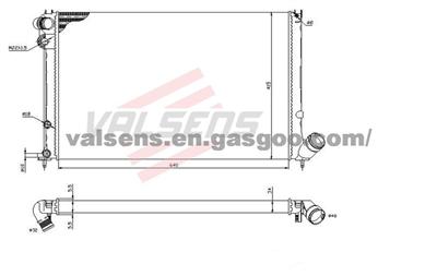 Radiator for Peugeot 406(95>99), 406(99>)