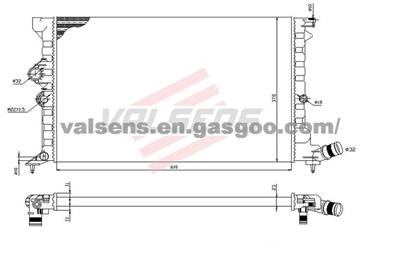 Radiator for  PEUGEOT 309(88-)