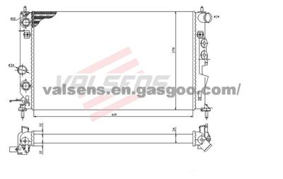 Radiator for OPEL VECTRA  B(95-)    OE :1300160