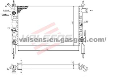 Radiator for OPEL Astra(90-)  OE :1300115