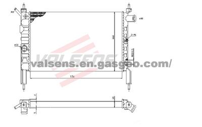 Radiator for OPEL Astra F(91-)     OE:1300149