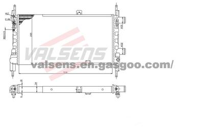 Radiator for OPEL Kadett E(84-)     OE:1302049