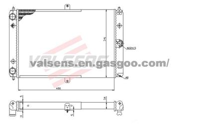 Radiator for LADA 2126        OE:2126-13001012