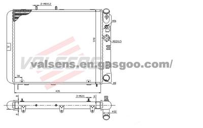 Radiator for Lada 2141 OE: 2141-1301012