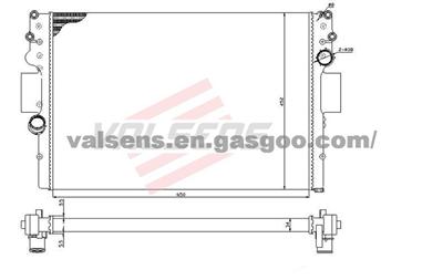 Radiator for IVECO Daily (99-)  OE: 504045487 ,504045489