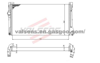 Radiator for FIAT Idea(03-) , Punto II(03-) OE: 51708005