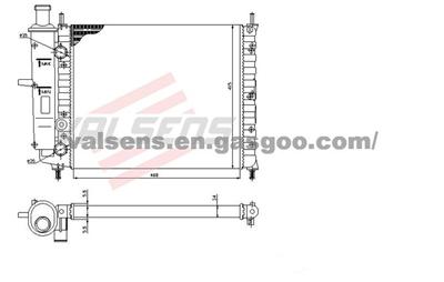 Radiator for FIAT Brava(98-),Bravo(98-),Marea(98-)  OE:46521746