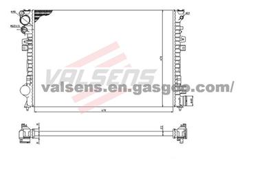 Radiator for CITROEN Evasion(94-),Jumpy(95-);FIAT  Scudo(95-),Ulysse(94-);LANCIA Zeta(94-),PEUGEOT 806(94-), Expert(95-).OE:1301P3