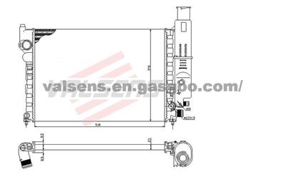 Radiator for CITROEN