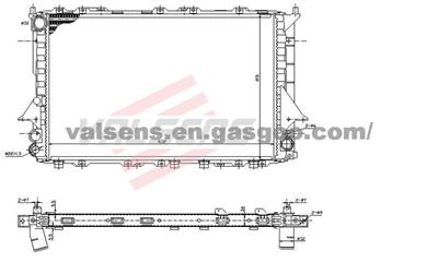 Radiator for AUDI 100(92-)  OE:4A0121251L