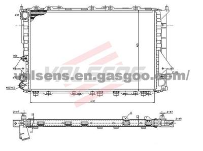 Radiator for Audi 100 (90>94)