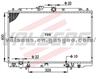 HONDA  ACCORD'98- 00 3. 0 UA4. 5/ J25A. 32A OE: 19010- P8C- A51 Radiator