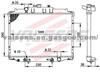 MITSUBISHI  DELICA'87-93  OE:CW749167 Radiator