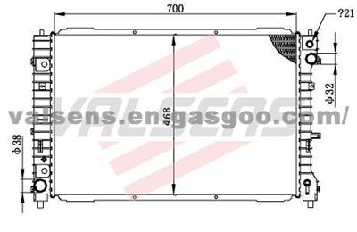 FORD CAR: TRIBUTE EPFW'00- 02 OE: AJ34 15 200 Radiator