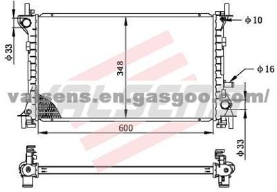 FORD CAR: FOCUS 2. 0L' 00- 01 OE: YS4Z8005AA Radiator