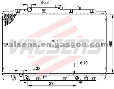 HONDA  ODYSSEY V6'99- 02 RL1/ J35A OE: 19010- P8F- A51/ 051 Radiator