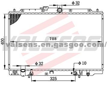 HONDA  ACCORD'98- 00 3. 0 UA4. 5/ J25A. 32A OE: 19010- P8C- A51 Radiator