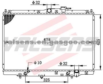 Honda Odyssey'95-98 Ra1/ Ra3 Oe: 19010-p1e-901m/ A51 Radiator