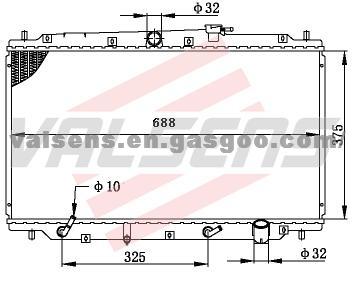 Honda Preivde'92-96 Oe: 19010-p14-a11 Radiator