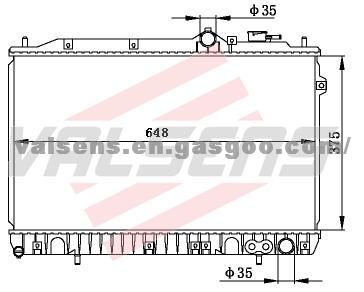 HYUNDAI  ELANTRA 1.5'90-93 OE:25310 28000/200/A00 Radiator