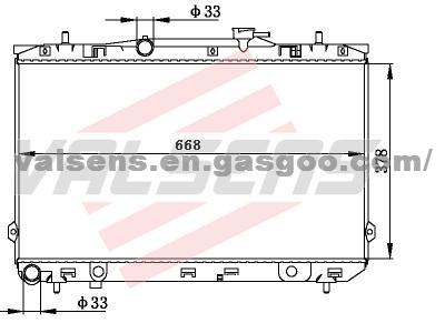 HYUNDAI  ELANTRA 1.6i'00 OE:25310 2D500 Radiator