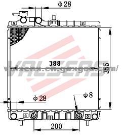 HYUNDAI  ATOR'97 12V OE:25310 02151 Radiator