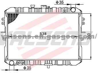 MAZDA  MAZDA E2000'84-89 Radiator