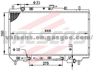 MAZDA 323'PROTEGE'90- 94 Radiator