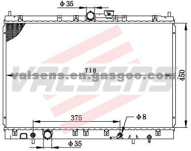 MITSUBISHI SPACE/ WAGON/ CHARIOT  N84W/ 4G64/ 4G93  OE: MR312099 Radiator