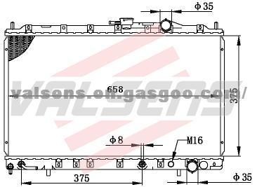 MITSUBISHI  SPACE/WAGON/CHARIOT N13W/4G63 OE:MB924249 Radiator