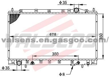 Mitsubishi Eclipse'95-98 Oe: Mr127911 Radiator