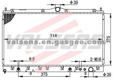 MITSUBISHI  3000 GTO'91-97 OE:MB605454 Radiator