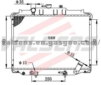 Mitsubishi Delica'87-93 Radiator