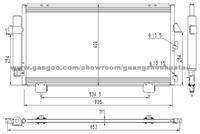 TOYOTA  88460 42090 Condenser