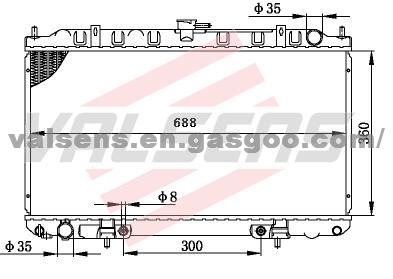 NISSAN  SUNNY'2002 N16 2. 0 OE: 21460- 6M200 Radiator