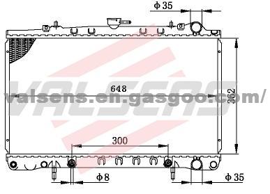 Nissan Bluebird 240sx Oe: 21460-35f00 Radiator