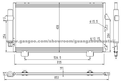 TOYOTA  88460 42090 Condenser