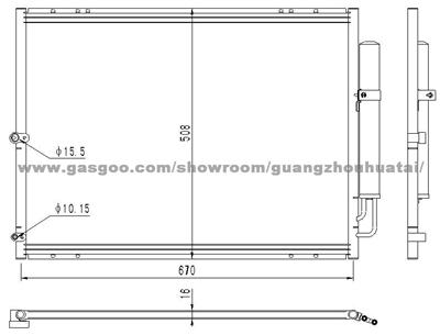 TOYOTA  8846108010 Condenser