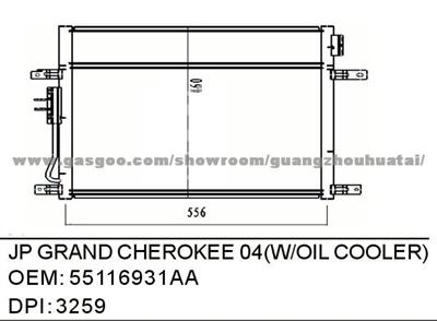 CHEROKEE 55116931AA  Condenser