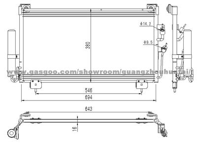 MITSUBISHI  MR958462 Condenser