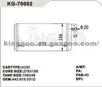 AUDI HEAT EXCHANGER 443. 819. 031D