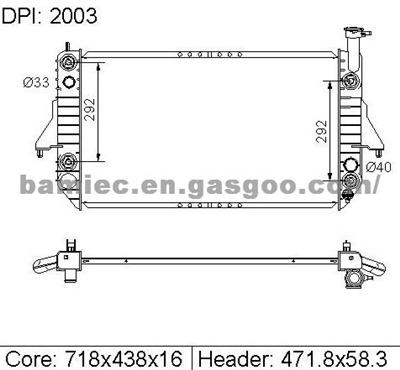 Auto Radiator CHEVROLET/ GMC 15180873